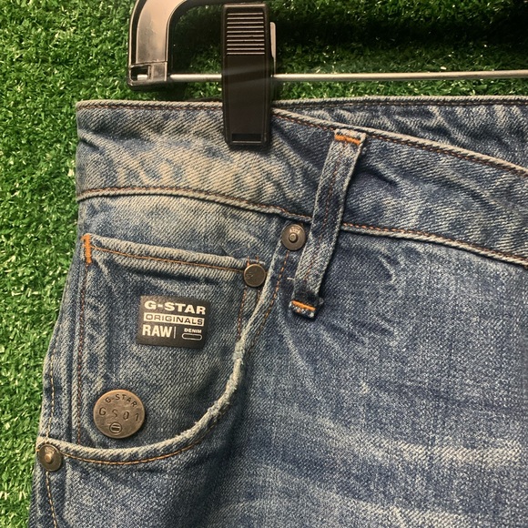 G-Star Raw Denim Arc 3D Loose Tapered Braces Jeans Size 30 (693) - Picture 2 of 7